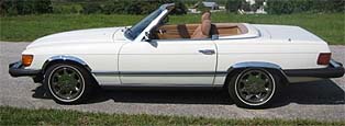 Suggested oil change belonging to 1983 380SL vehicle