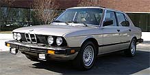 Suggested oil change belonging to 1984 533i vehicle