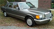 Suggested oil change belonging to 1986 420SEL vehicle