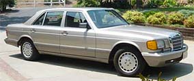 Suggested oil change belonging to 1987 420SEL vehicle
