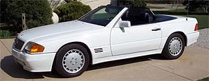 Suggested oil change belonging to 1991 300SL vehicle