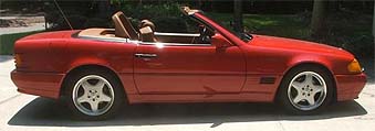 Suggested oil change belonging to 1992 300SL vehicle