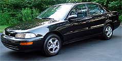 Suggested oil change belonging to 1993 PRIZM vehicle