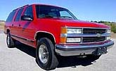 Suggested oil change belonging to 1995 SUBURBAN vehicle
