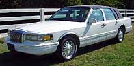 Suggested oil change belonging to 1995 TOWN CAR vehicle