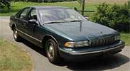 Suggested oil change belonging to 1996 CAPRICE vehicle