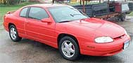 Suggested oil change belonging to 1996 MONTE CARLO vehicle