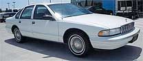 Suggested oil change belonging to 1996 CAPRICE vehicle