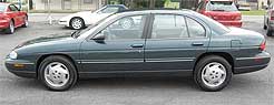 Suggested oil change belonging to 1996 LUMINA vehicle