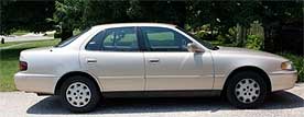 Suggested oil change belonging to 1996 CAMRY vehicle