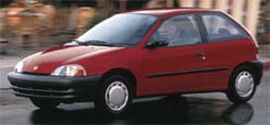 Suggested oil change belonging to 1997 METRO vehicle
