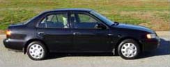 Suggested oil change belonging to 1999 COROLLA vehicle