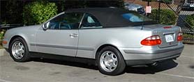 Suggested oil change belonging to 1999 CLK320 vehicle