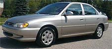 Suggested oil change belonging to 2000 SEPHIA vehicle