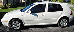Suggested oil change belonging to 2000 GOLF vehicle