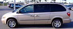 Suggested oil change belonging to 2001 GRAND CARAVAN vehicle