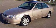 Suggested oil change belonging to 2001 CAMRY vehicle