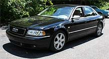 Suggested oil change belonging to 2001 S8 vehicle