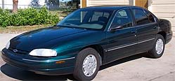 Suggested oil change belonging to 2001 LUMINA vehicle