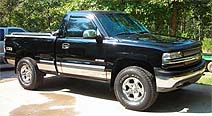 Suggested oil change belonging to 2001 SILVERADO 1500 vehicle