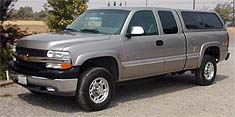 Suggested oil change belonging to 2001 SILVERADO 2500 HD vehicle