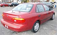 Suggested oil change belonging to 2001 PRIZM vehicle