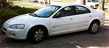 Suggested oil change belonging to 2001 STRATUS 4-door vehicle