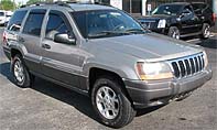 Suggested oil change belonging to 2001 GRAND CHEROKEE vehicle