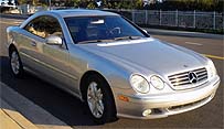 Suggested oil change belonging to 2001 CL500 vehicle