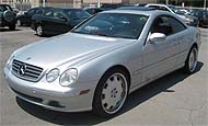 Suggested oil change belonging to 2001 CL600 vehicle
