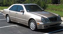 Suggested oil change belonging to 2001 E320 vehicle