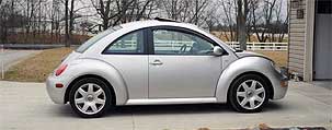Suggested oil change belonging to 2001 BEETLE vehicle