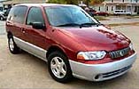Suggested oil change belonging to 2002 VILLAGER vehicle