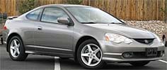 Suggested oil change belonging to 2002 RSX vehicle