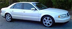 Suggested oil change belonging to 2002 S8 vehicle