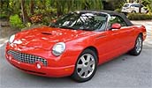 Suggested oil change belonging to 2002 THUNDERBIRD vehicle