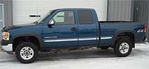 Suggested oil change belonging to 2002 SIERRA 2500 HD vehicle