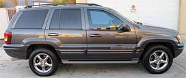 Suggested oil change belonging to 2002 GRAND CHEROKEE vehicle