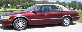 Suggested oil change belonging to 2002 CONTINENTAL vehicle