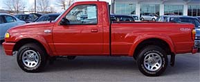 Suggested oil change belonging to 2002 B3000 PICKUP vehicle