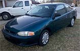 Suggested oil change belonging to 2002 MIRAGE vehicle