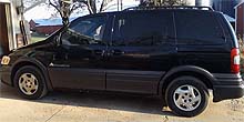 Suggested oil change belonging to 2002 MONTANA VAN vehicle