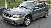 Suggested oil change belonging to 2002 OUTBACK vehicle