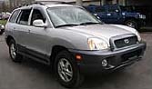 Suggested oil change belonging to 2003 SANTA FE vehicle