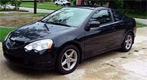 Suggested oil change belonging to 2003 RSX Type-S vehicle