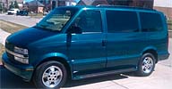 Suggested oil change belonging to 2003 ASTRO VAN vehicle
