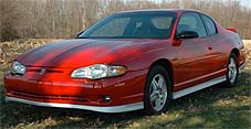 Suggested oil change belonging to 2003 MONTE CARLO SS vehicle