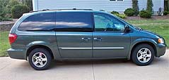 Suggested oil change belonging to 2003 GRAND CARAVAN vehicle