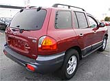 Suggested oil change belonging to 2003 SANTA FE vehicle