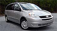 Suggested oil change belonging to 2004 SIENNA VAN vehicle